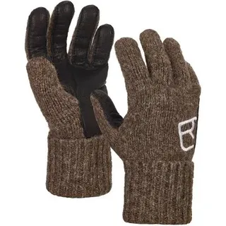 ORTOVOX Herren Handschuhe CLASSIC WOOL GLOVE LEATHER, Größe XS in Schwarz 90001