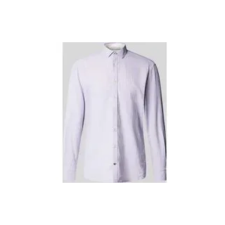 Slim Fit Freizeithemd aus Baumwoll-Leinen-Mix, Stein, XXL