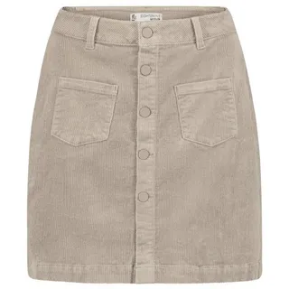 Eight2Nine Minirock Damen Cord beige S