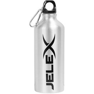 JELEX Aqua Trinkflasche 600ml silber-Größe:Einheitsgröße