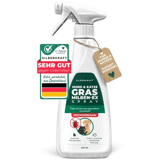 Silberkraft Grasmilben Ex Spray für Hunde & Katzen 500 ml