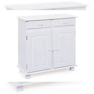 Lovo Sideboard 2 Schubladen, 2 Türen, weiss.