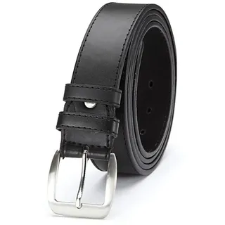 BEZLIT Ledergürtel elegant schwarz 140