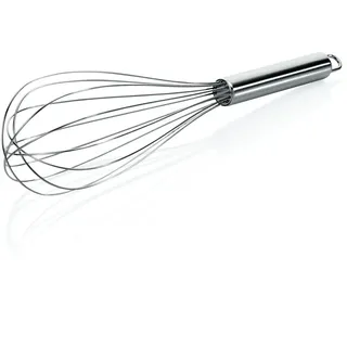 Schneebesen aus Edelstahl - 5 dünne Drähte, mit Aufhängeöse und XTRA PREISWERT, in mehreren Größen erhältlich/Länge: 20 cm/Länge: 25 cm/Länge: 30 cm/Länge: 35 cm (35 Zentimeter)