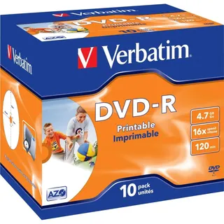 Verbatim DVD-R 4,7 GB 16x 10 St.