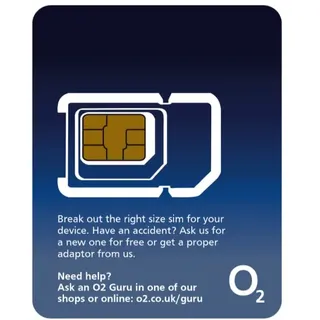 OneCall O2 Prepaid 30 Tage unbegrenzte Daten-SIM - 4G/5G, 25GB EU Roaming