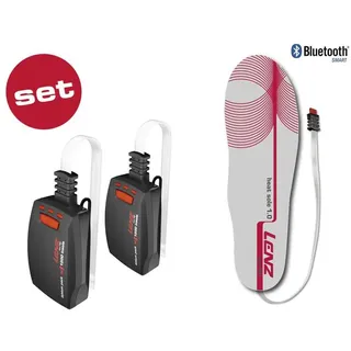 Lenz Heat Sole 1.0 Einlegesohlen 1 Stück Grau/Rot EU 35-48