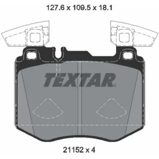 Textar Bremsbelagsatz, Scheibenbremse