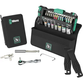 WERA Bicycle Set 3 A (05004188001) 40-teilig schwarz/grün