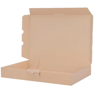 verpacking 100 Maxibriefkartons 350 x 250 x 50 mm Braun MB-5 [Größe und Farbe wählbar] Versandschachtel Faltkarton für Maxibrief und Büchersendung 1-wellig E-Welle