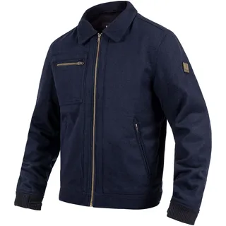 John Doe Escape Wool Motorradjacke Blau/Schwarz XL