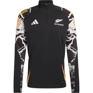adidas All Blacks Neuseeland Rugby x Marvel 1/4-Zip Sweatshirt Herren JV9965 - black XL