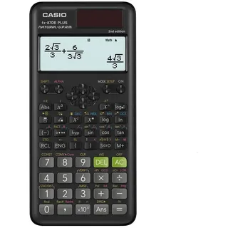 Casio FX-87DE Plus-2 Wissenschaftlich-Technischer Schulrechner, Schwarz