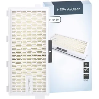 Hepa Air Clean 50 Filter Ersatz für Miele Staubsauger Hepa Filter S4, S5, S6, S8, S8000, S8999, S6000, S6999, S5000, S5999, S4000, S4999, Complete C2, C3, Compact C1, C2, HEPA Air Clean SF-HA 50 Stück