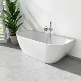 Evineo ineo4 Vorwand-Badewanne 166 x 80 cm (BE4001WH)