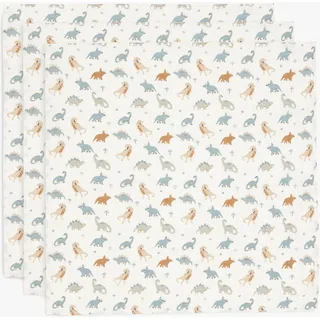 jollein 535-851-67100 Spucktücher/Mundtücher Musselin 3er Pack - Roarsome