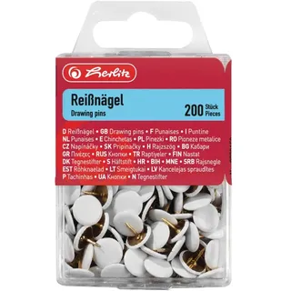 Herlitz Reißnägel weiß