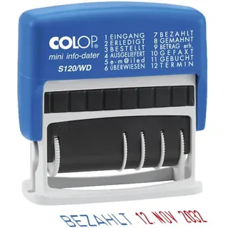 Colop Mini-Info-Dater S 120/WD Datumstempel blau 1 St.