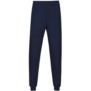 TRIGEMA Schlafanzug TRIGEMA "TRIGEMA Schlafanzughose Bündchen", Jungen, Gr. 104, blau (navy), Single Jersey, 100% Baumwolle, Homewear-Sets Schlafanzug