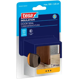 Tesa Zugluftstopper 1 m x 3,8 cm Braun