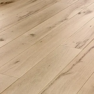 Fertigparkett Eiche Weiß geölt  (2.200 x 180 x 14 mm, Landhausdiele)