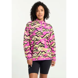 Jack Wolfskin Fleecepullover mit halbem Reißverschluss Lila S