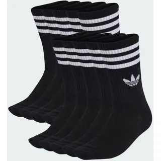 adidas 3-STREIFEN CREW SOCKEN 10ER-PACK - Black - 31-33