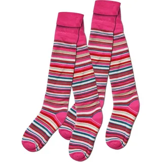 Normani Strumpfhose 2 Stück Kinder-Thermostrumpfhose RINGEL (2 St) mit Frotteefütterung 74-80 | 74-80 cm