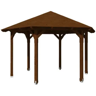 SKANHOLZ Skan Holz Pavillon Colmar-Größe 3-nussbaum