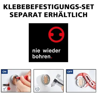 Trendline Simple Round Handtuchhalter Edelstahl gebürstet Grau