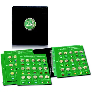 Schwäbische Albumfabrik Euromünzensammelalbum für alle 2-Euro-Münzen, 2011-2014