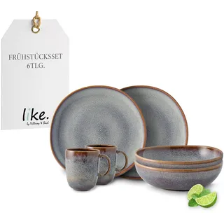 Villeroy & Boch Lave Frühstücks-Set 6-tlg. beige