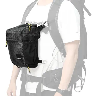 HIKEMAN Schultertasche Tasche für Kamera - wasserdichte Stoßfeste Kameratasche,Abnehmbarer Gurt für den Täglichen Gebrauch,Outdoor-Aktivitäten,Reisen,Bergklettern(Schwarz)