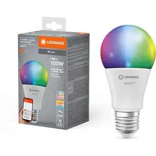 LEDVANCE LED Leuchtmittel Smart+WiFi E27 14 W RGBW