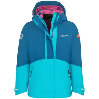 TROLLKIDS 3in1-Funktionsjacke Skanden in Türkis - 92
