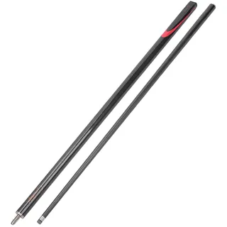 VBESTLIFE Billardqueue Carbon 145cm 525g, 2-teilig Profi Snooker | Direkter Treffpunkt, Klarer Klang, Mattierter Vorderteil, Leicht zu tragen, Für Pool und Verein