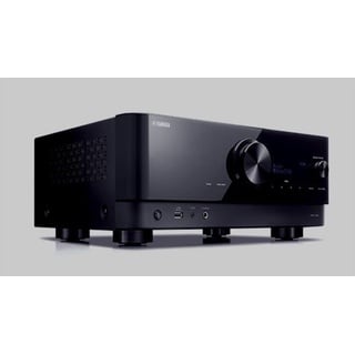 Yamaha TSR-700 AV-Receiver 7.2 (Dolby Atmos mit Höhen-Virtualisierung, CINEMA DSP 3D, Music Enhancer, HDR10+, 4K120Hz, Gaming-Funktion (ALLM, VRR, QMS, QFT), YPAO R.S.C., DTS:X, Verstärker mit hoher Slew-Rate, MusicCast App, Sprachsteuerung (Alexa, Google Assistant), Kabellose hintere Lautsprecher, FM / AM Radio, DAB Radio) schwarz