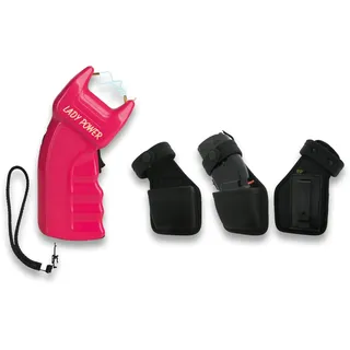kogu Set Elektroschocker PTB Lady Power 200.000 V mit Holster für Power 200/Lady Power