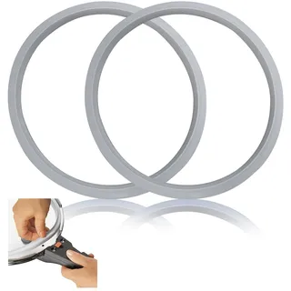 2 Stück Ersatzteil Dichtungsring für WMF - Innendurchmesser 22cm - Schnellkochtopf Silikon Dichtung für Silit 3L 4.5L 6.5L 8.5L - Passend für WMF 6068559990 6068559997 Schnellkochtopf