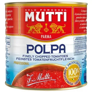 MUTTI Saucen, Mutti Polpa feinstes Tomatenfruchtfleisch fein gehackt 2500g