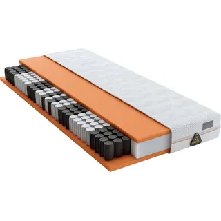 Taschenfederkernmatratze Matratze GELTEX® Quantum Pure 200 TFK, Matratze in diversen Größen, Schlaraffia, 20 cm hoch, wunderbarer Schlafkomfort! weiß 90 cm x 190 cm x 20 cm