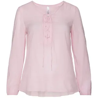 Tunika Bluse Top Shirt - rosa - 42