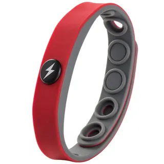 Antistatisches Silikon Armband, Universal ESD Erdungsarmband Weiches Kabelloses Release Negativionen Wasserdicht Justierbares Balance Armbänder Handschlaufe Sportarmband Für Männer Frauen (Rot)