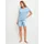CALIDA Shorty CALIDA Gr S 40/42 blau Single Jersey Obermaterial bequem kurz V-Ausschnitt Homewear-Sets Shorty mit V-Ausschnitt und kurzen Ärmeln weiche Single-Jersey Qualität