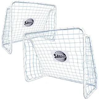 Sandora Fußballtor 124x96x61cm Netz blau, 22062