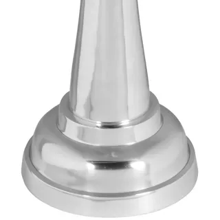 FineBuy Große Schachfigur Aluminium Dekoration poliert Design Skulptur Dekofigur XXL