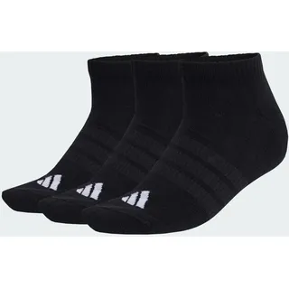 adidas Dämpfende Essentials Low Cut Socken 3 Paar Schwarz 49-51