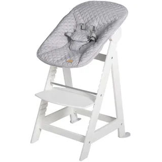 weiß inkl. Sitzpolster Style grau