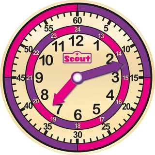 Scout Lernuhr 210000003 pink-lila