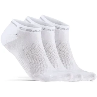 Craft Core Dry Shaftless Socken 3 Paar Weiß 40-42